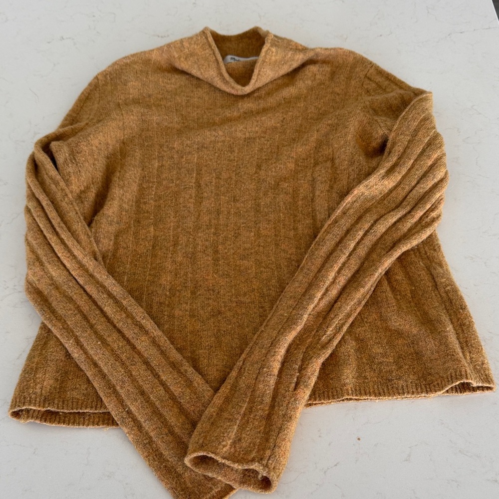 Madewell Women's Camel Cowl Neck Sweater - Picture 1 of 4
